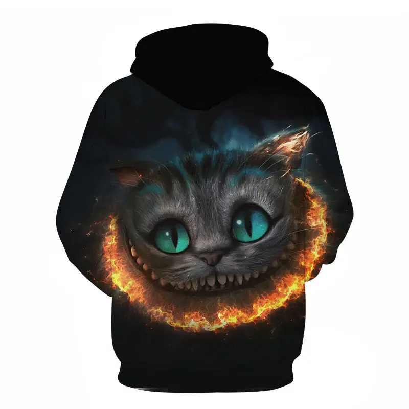 Black Cat Lovely Cartoon Casual hoodie 3D Men Women Printed Sweatshirt Funny Pullover Harajuku Hip Hop Streetwear Tops Hoodies