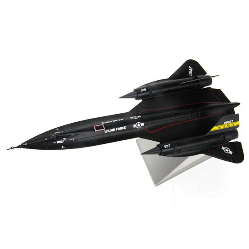 Jason TUTU  US Air Force SR-71 Blackbird Reconnaissance airplane Alloy model SR71 1:144 scale diecast metal model Dropshipping