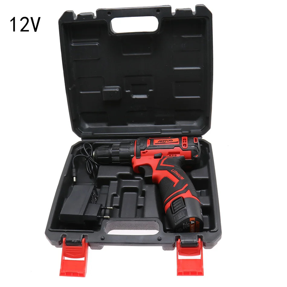 12V 18V 21V Cordless Drill Electric Screwdriver Mini Wireless Power Driver DC Lithium-Ion Battery Repair Tool