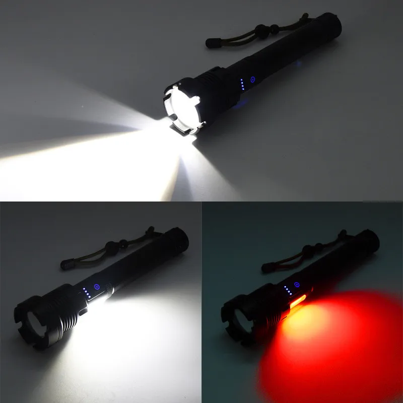 100000 Lumens XHP90.3 Most Powerful Led Flashlight Tactical Flashlight USB Rechargeable Torch XHP70 Lantern For Outdoor Camping