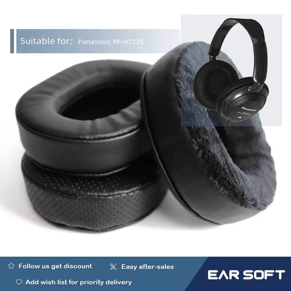 

Earsoft Replacement Ear Pads Cushions for Panasonic RP-HT225 Headphones Earphones Earmuff Case Sleeve Accessories