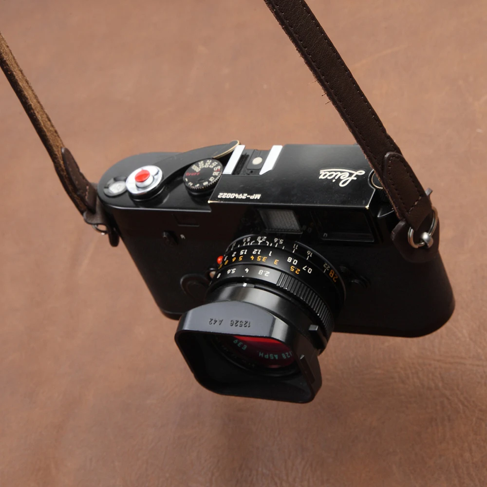 Cam-in CS197 Hot Digital Camera Shoulder Neck Shoulder Leather Cowhide Universal Belt SLR Strap Always Fits Your