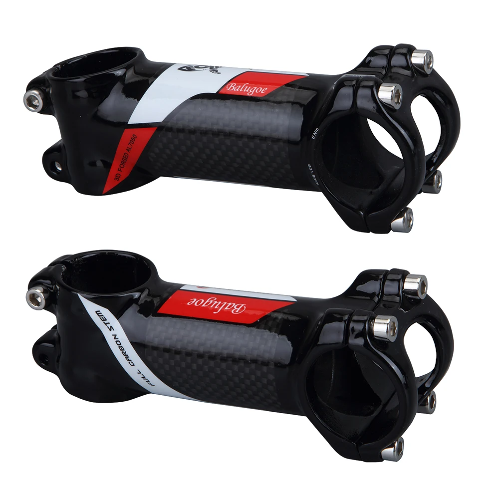 Nowe aluminiowe wsporniki rowerowe z włókna węglowego wysokiej jakości rower szosowy mtb części rowerowe 31.8*60/70/80/90mm