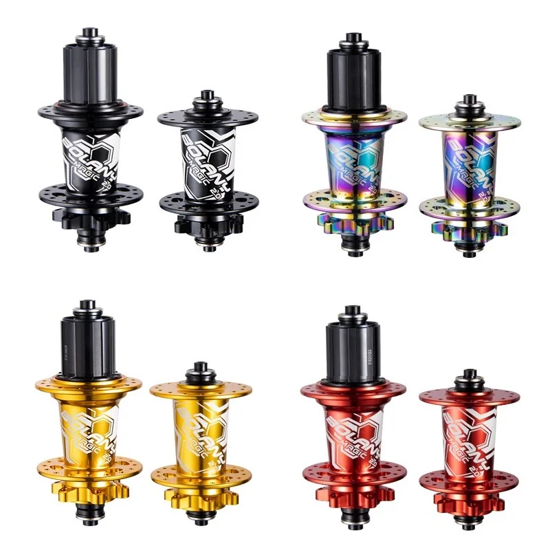 

32H Colorful Bicycle Hub 8 9 10 11 Speed MTB Hubs Sealed 4 Bearing 6 Palws Mountain Bike Hub QR Thru HG Hub For SHIMANO 8-11S