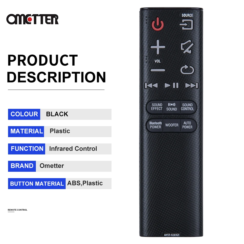 Nuovo AH59-02692E per telecomando Samsung Soundbar HW-JM6000C HW-J55 HW-J551 HW-JM35 HW-J450 HW-J355/ZA