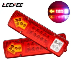 19LED fanali posteriori retromarcia Stop indicatore freno 12V 24V per rimorchio camion camion fanali posteriori indicatore di direzione accessori auto