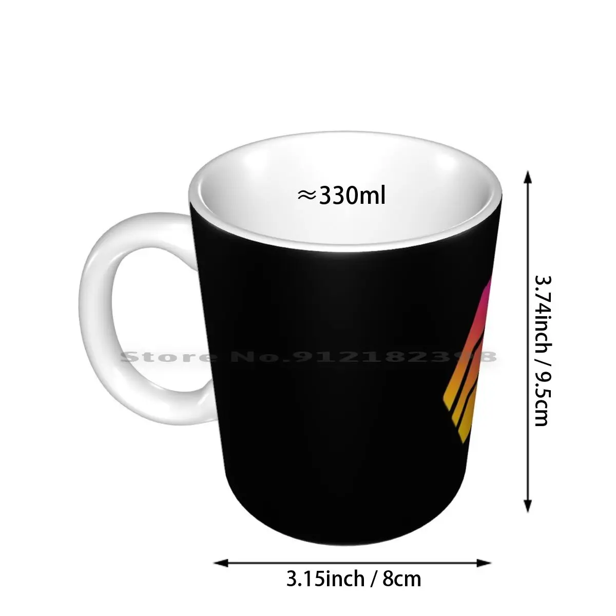 Hex Logo On Black Background Ceramic Mugs Coffee Cups Milk Tea Mug Hex Logo Hex Hex Crypto Hex Cryptocurrency Black Gradient