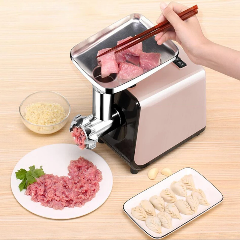 Meat Grinder Heavy Duty 3 in 1 Electric Powerful Home Sausage Stuffer Meat Mincer Food Processor with Tomato Juicer