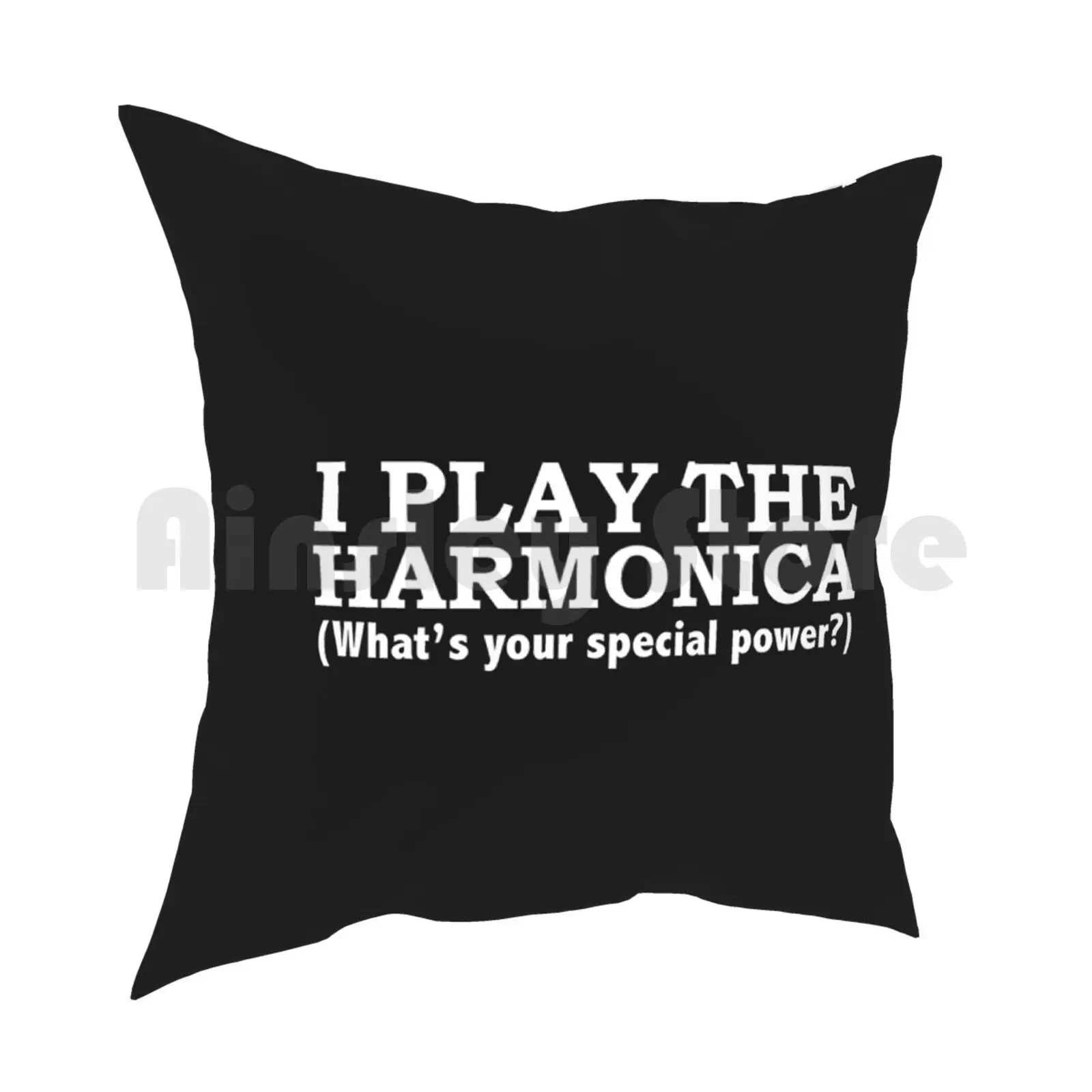 Harmonica What’S Your Special Power Pillow Case Printed Home Soft DIY Pillow cover Band Instruments Music Musician Orchestra