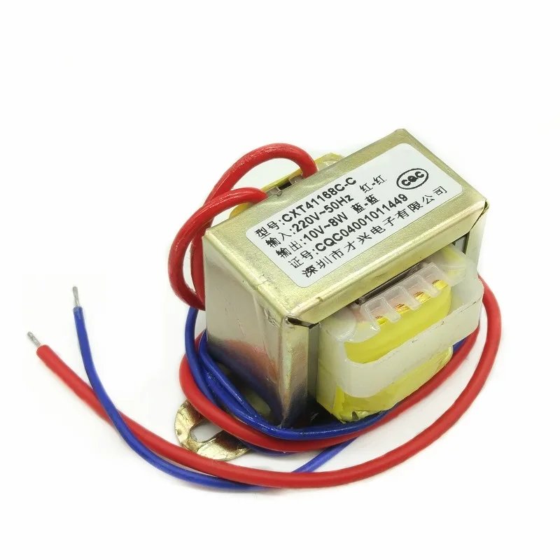EI41-8W Transformer Power Transformer 8W 8VA 220V to 10V 0.8A 0.5A Universal Copper