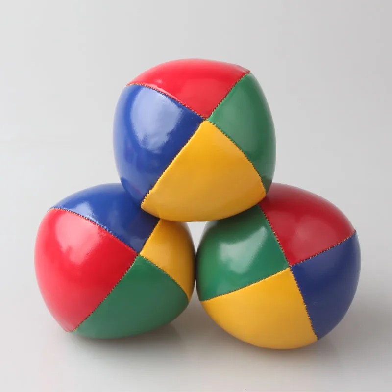 1 pz Clown professionale giocoleria palla acrobatica Toss Ball giocattolo educativo bambini divertimento sport Pu morbido giocoleria palla giocattoli per adulti