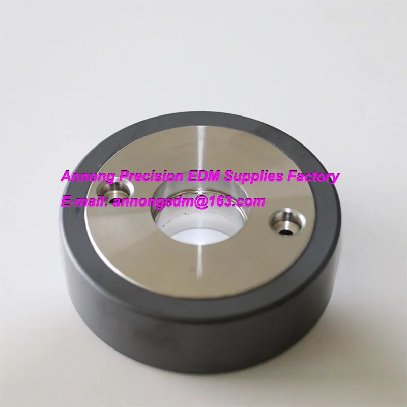 M411C Capstan Roller (Black Ceramic+SUS),X055C663G51,Ø80xØ28x26t mm for DWC-FA-S Advance,  BA-8/24,NA,MV MV1200/MV2400/FA