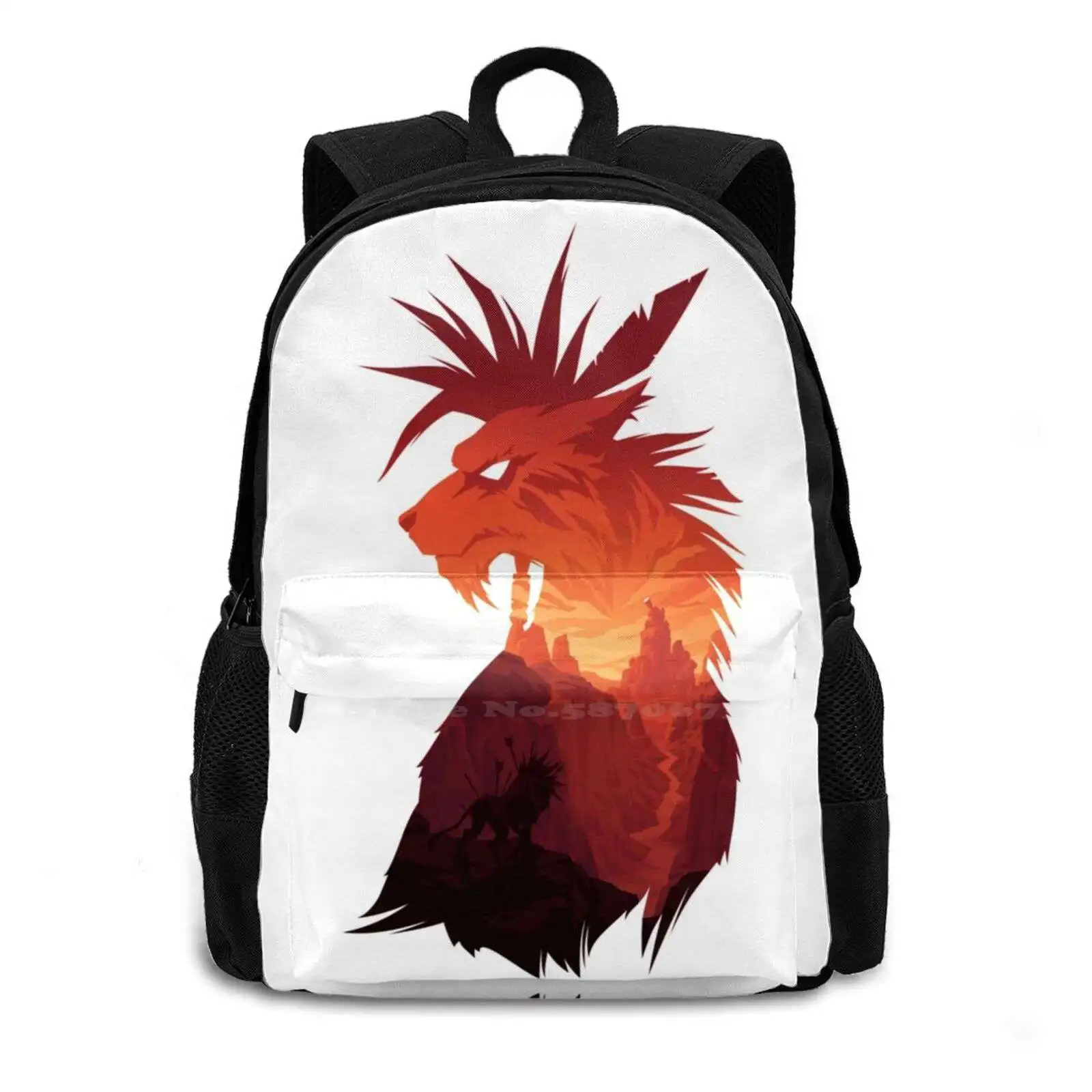 Untitled Fashion Pattern Design Travel Laptop School Backpack Bag The Guardian Stuff The Guardian Long Sleeve The Guardian