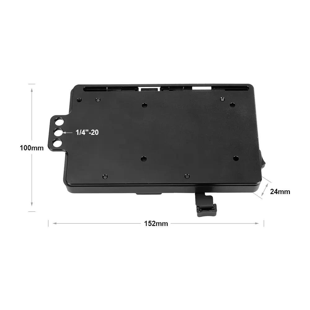 CAMVATE V-Lock Quick Release แผ่นยึด/แหล่งจ่ายไฟ Splitter มาตรฐาน15Mm Rod Clamp สำหรับกล้อง DSLR แบตเตอรี่กล้องติดตั้ง