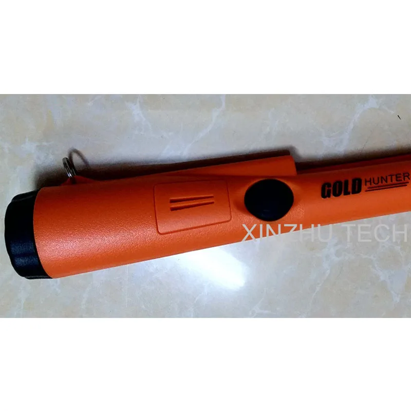 新しい高品質ポータブルゴールド検出器ゴールドハンドヘルドハンターオレンジ色地下金属検出器防水ポジショニング