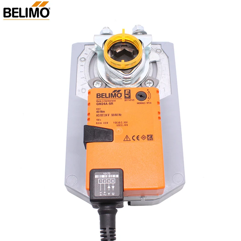 Belimo 40Nm GM24A-SR AC24V DC24V Modulating damper actuator for HAVC with Position feedback