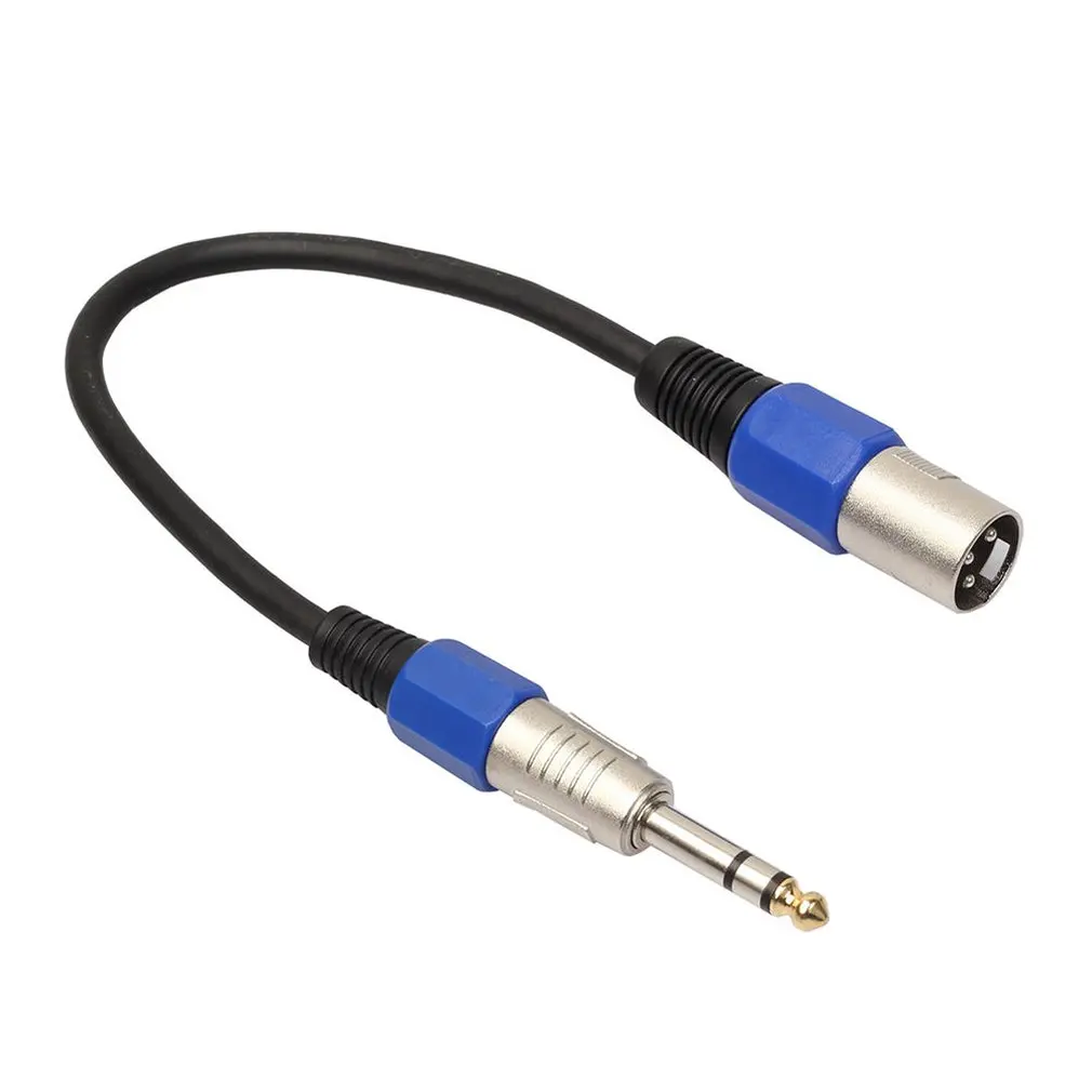 ชาย XLR ถึง6.35มม.แจ็คสเตอริโอสายเคเบิล0.3M,0.5M,1M,2M,3M สาย XLR Audio Active Powered ลำโพงตะกั่ว TRS Balanced 99% ทองแดงบริสุทธิ์