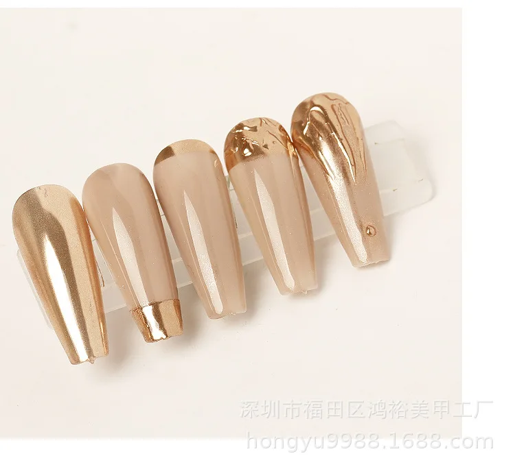 240PCS Nail Display Tips, Clear Fake Acrylic Nail Tips for Practice Foldable Flat-Back Pointed False Nail Art Display,Y7676-6778