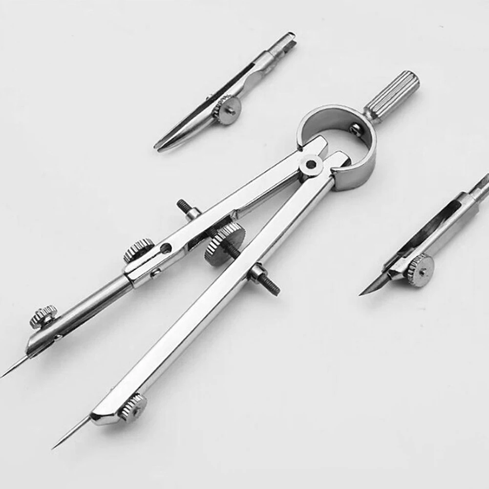 Бантом делитель Пружинные циркули многофункциональный кожаный печати ручка электрокардиограммы инженерно-циркули инструмент для рисования