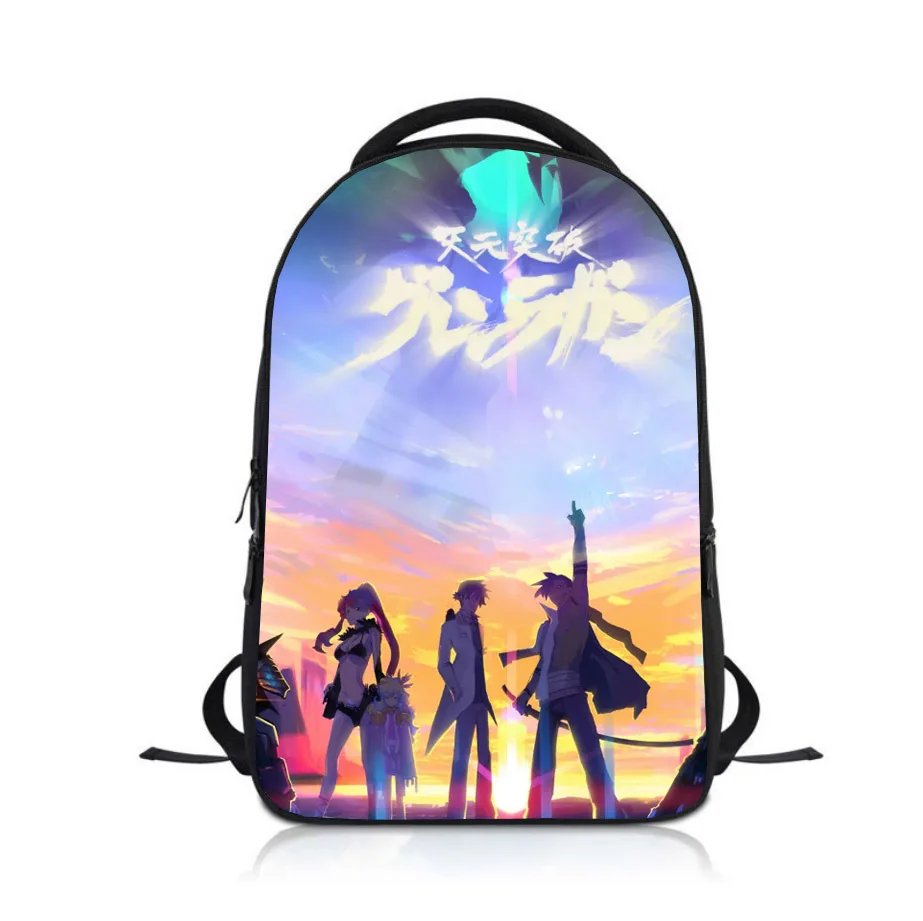 Anime Tengen Toppa Studenten Rucksack Schule Tasche Kinder Cartoon Rucksack Jungen Mädchen Rucksack Kinder Bookbag Satchel