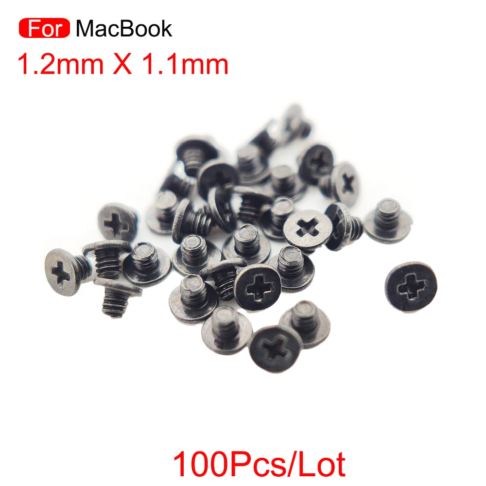 100Pcs/Lot For MacBook Keyboard Screw Bottom Bolt Universal Screws Repair Replacement Parts