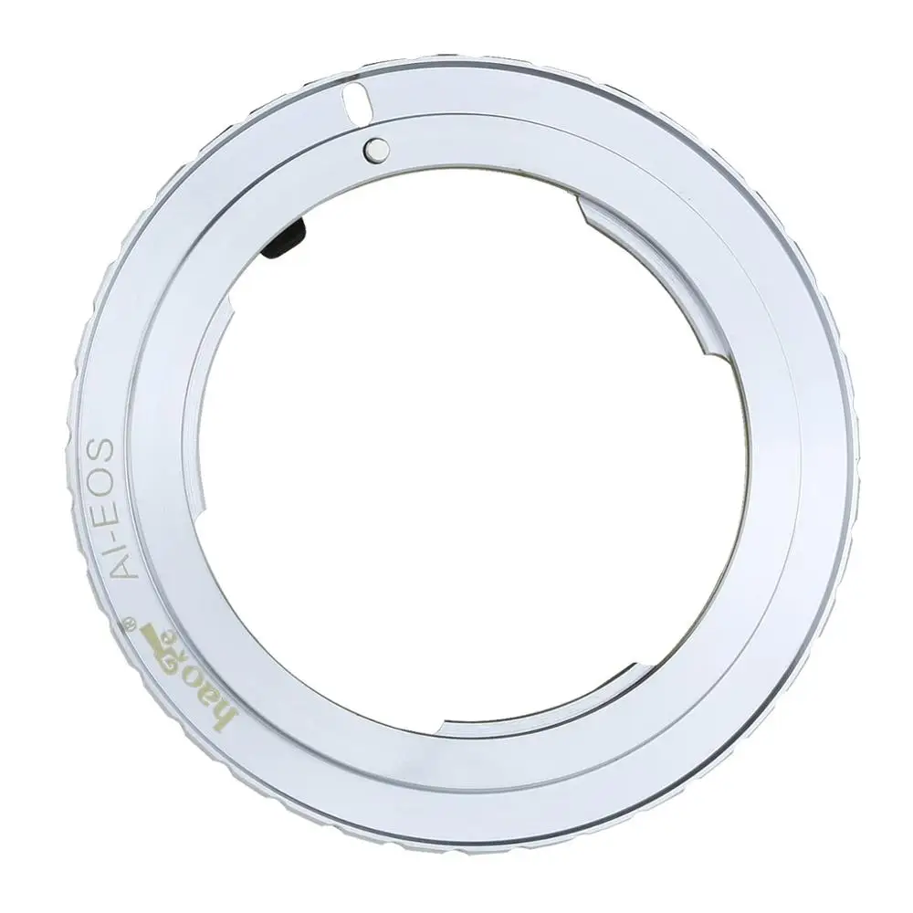 Haoge Lens Mount Adapter Voor Nikon Nikkor F Mount Ai AI-S Lens Canon Eos Ef EF-S Mount Camera