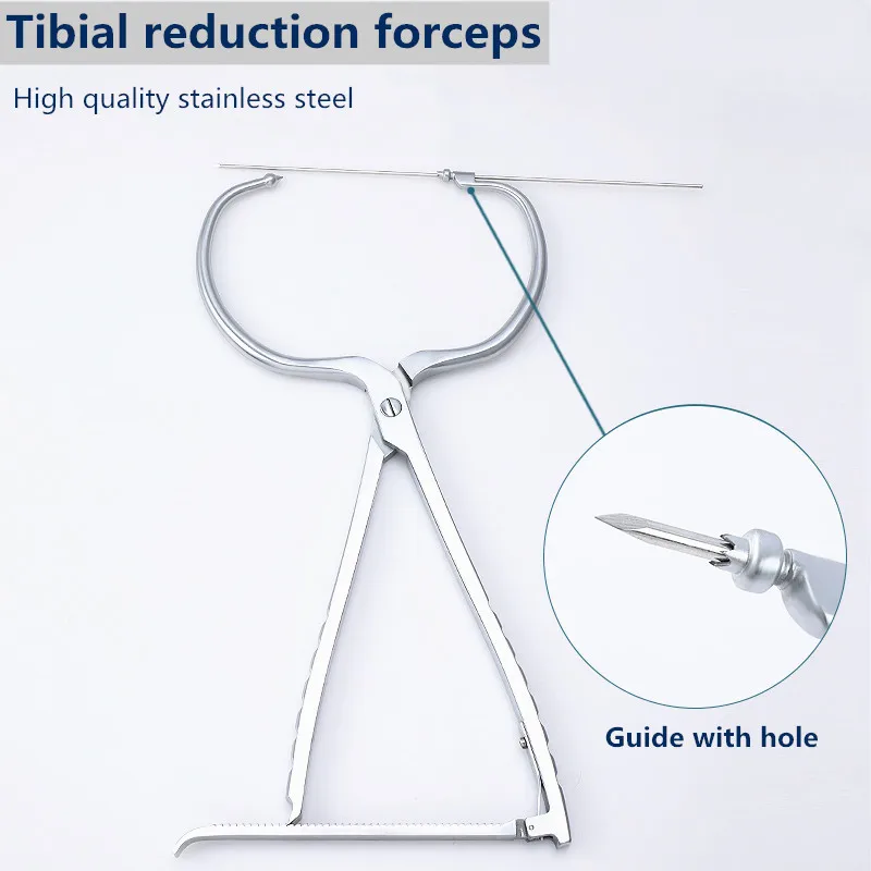 

Tibial Reduction Forceps Stainless Steel Orthopedic Compression ring Reduction Forceps Orthopedic Practice Instrument