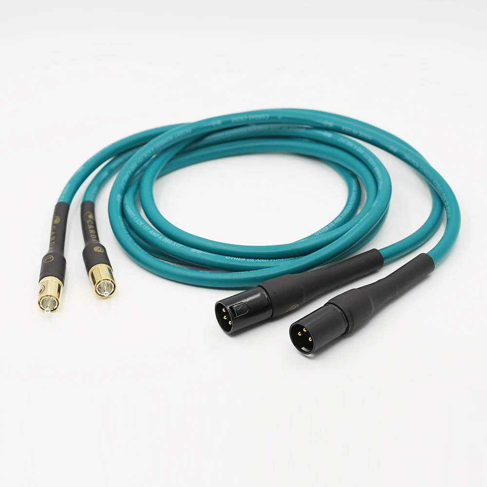 Kabel połączeniowy RCA do XLR, 1 para, XLR do RCA, przewód HiFi z niezbalansowanego na zbalansowany do wzmacniacza, DAC, CD, długość 0,5 m - 3 m — zdjęcie produktu 7