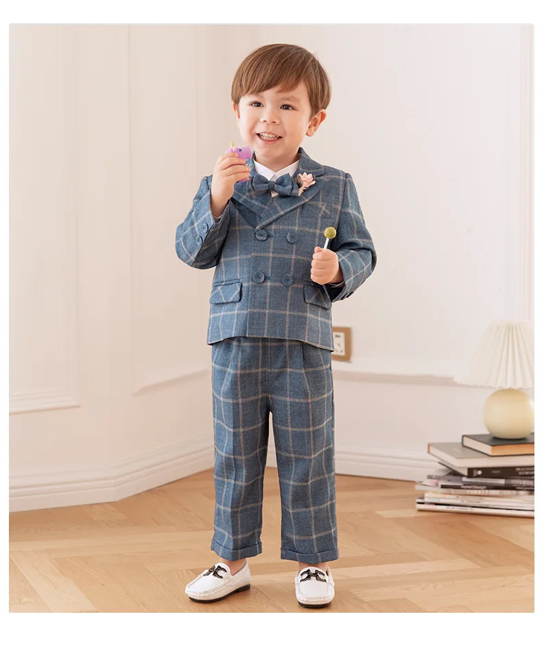 

Buy Suit Get Corsage~Little Boy Formal Suit/Boy Performance Suit/Gentleman Baby Boys 2-piece Suit Set 3390