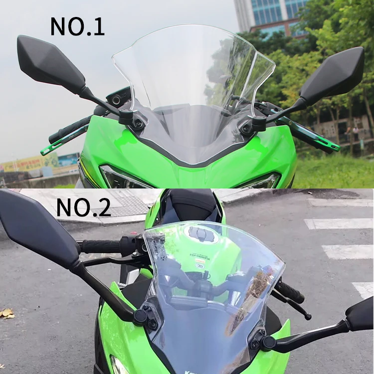 Racing Motorcycle Mirrors Sport Bike Rear View Mirror For Kawasaki Ninja 300 Ex300 Ninja 400 Ninja 250sl ZX-6R ZX636 ZX6R