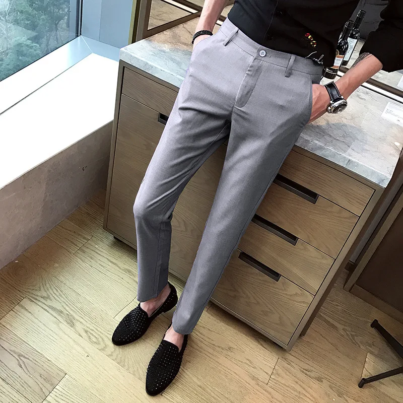 

MRMT 2024 Brand Spring and Autumn New Men's Trousers Fashion Casual Pants for Male Pants Small Straight Tube Trousers