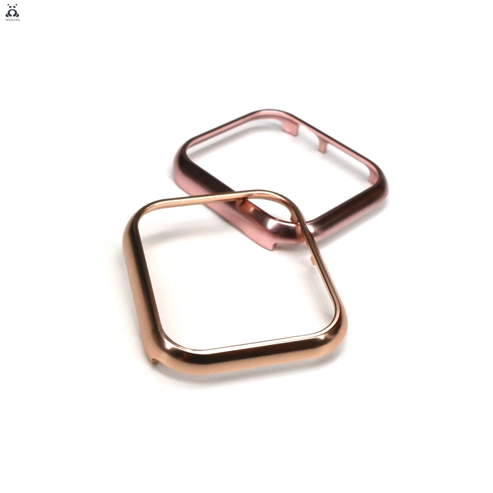 Alloy bumper case for Apple Watch Series  7 6 SE 5 4 3 Shiny metal frame modern design fashion suitable for iWatch 40 41 44 45mm