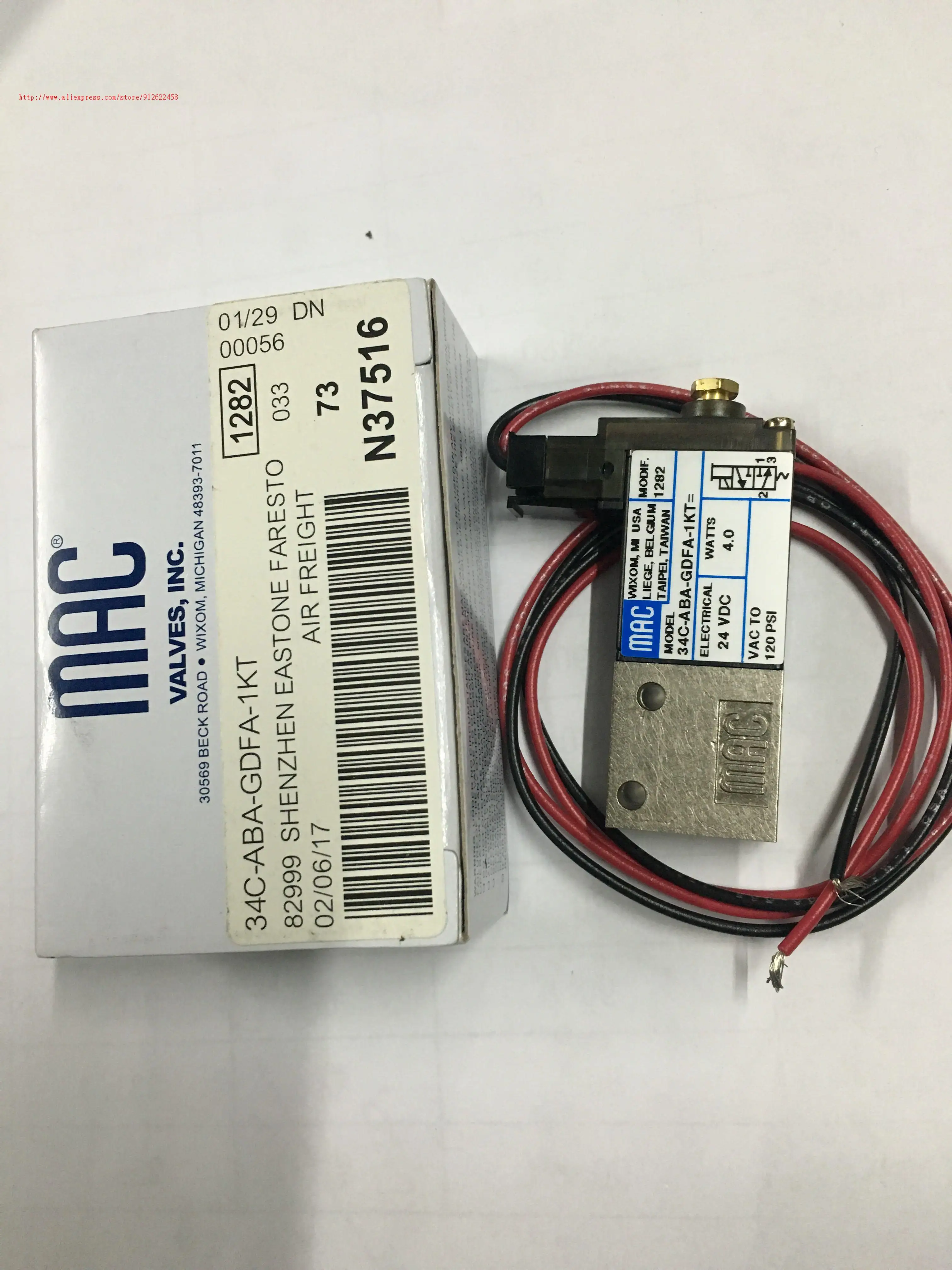 

34C-ABA-GDFA-1KT MAC Solenoid Valve 100% New Original