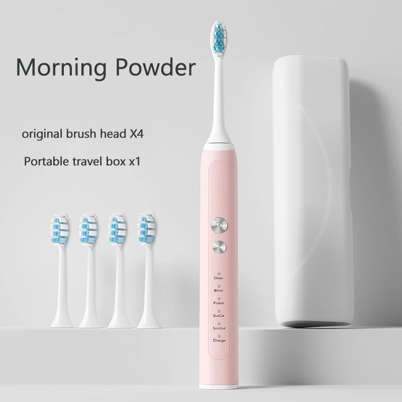 New Rechargeable ElectricToothbrush Intelligent Ultrasonic Cleaner Adult Teeth Waterproof