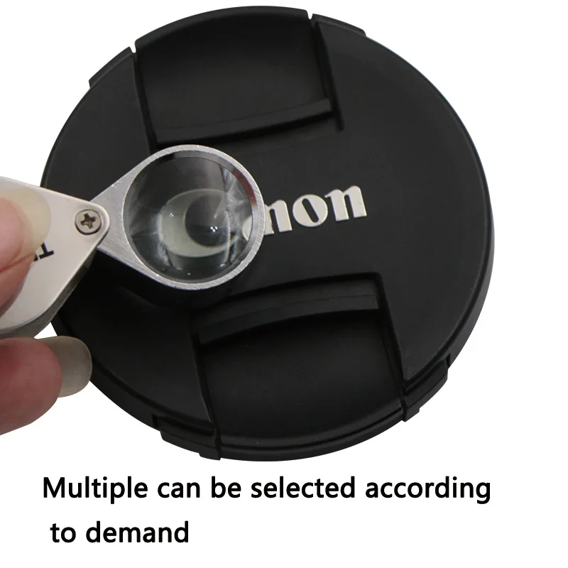 Foldable jewelry magnifier handheld magnifying glass pocket size beautiful jewelry magnifying glasses 10X 20X 30X magnifying met