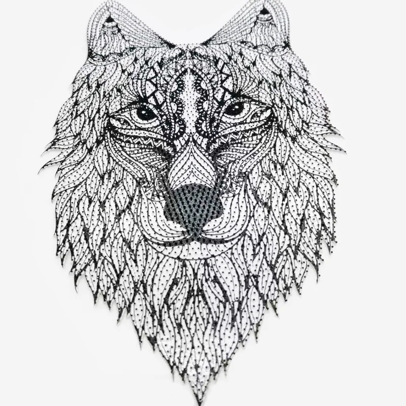 [Large] wholesale / retail 3D wolf head 3.46 \