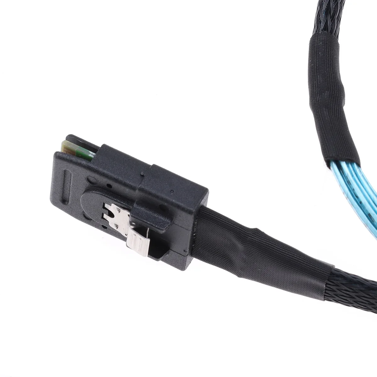 كابل داخلي صغير SAS 36P SFF 8087 إلى 4 SAS 29P SFF-8482 مع موصل كابل مقسم الطاقة SATA محرك الأقراص الصلبة