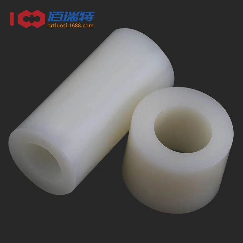 Insulation column plastic cushion column straight through column nylon sleeve ABS gasket round hole pillar spacer M3M4 100PCS