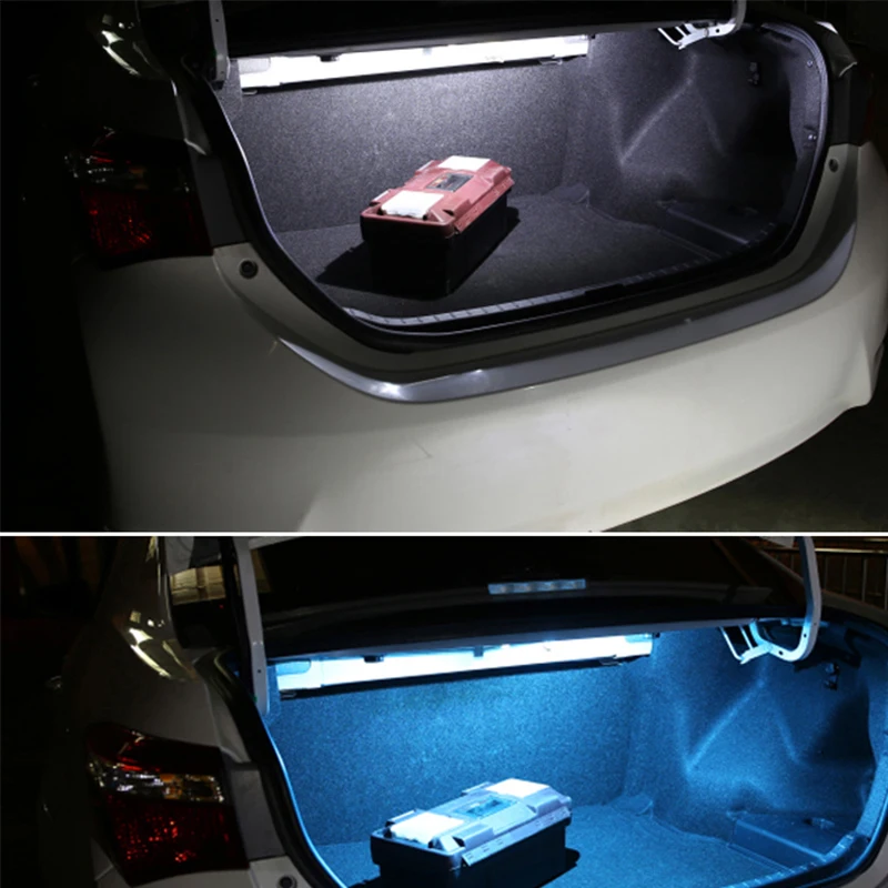 8 Buah Kit Paket Lampu Pelat Lisensi Kubah Peta Interior Bohlam Lampu LED Mobil Putih untuk Mazda 3 2004 2005 2006 2007 2008 2009