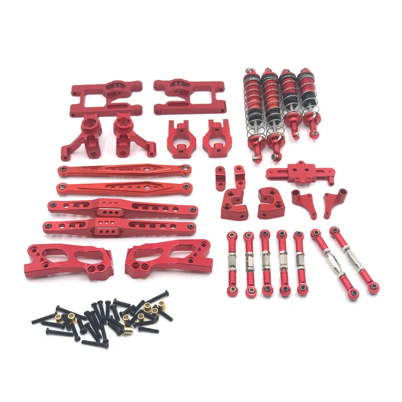 Made Available For WLtoys 12427 12428 12423 Feiyue RC Car Parts Metal Upgrade And Modification 12 Piece Set