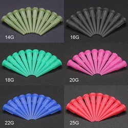 100pcs 14-25G TT assorted Plastic Conical Smoothflow Tapered Needle/Tips Dispense Tips set