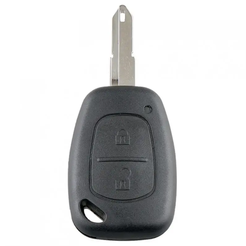2 Buttons Replacement Car Remote Key Shell with 206 Blade Fit for Renault Traffic Master Vivaro / Movano / Kangoo