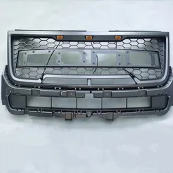 Matte / Glossy Black ABS Material Front Grille for Ford Explorer 2015-2018 Racing Grills Upgrade F150 Raptor Style Grill