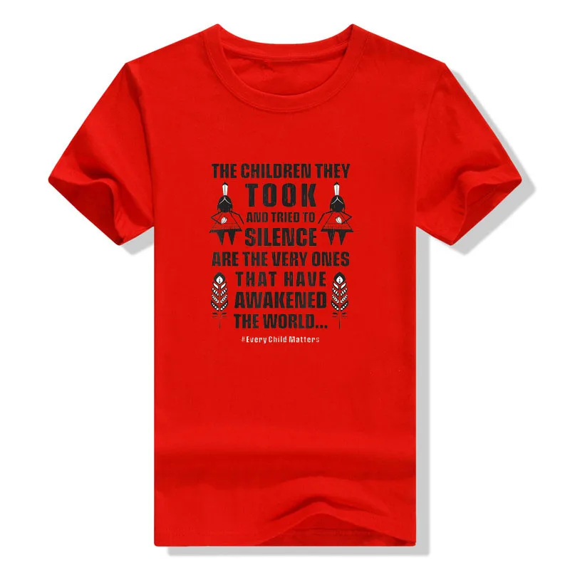 Every Child Matters - The Children They Took Have Awakened T-Shirt Graphic Tee Shirts Tops