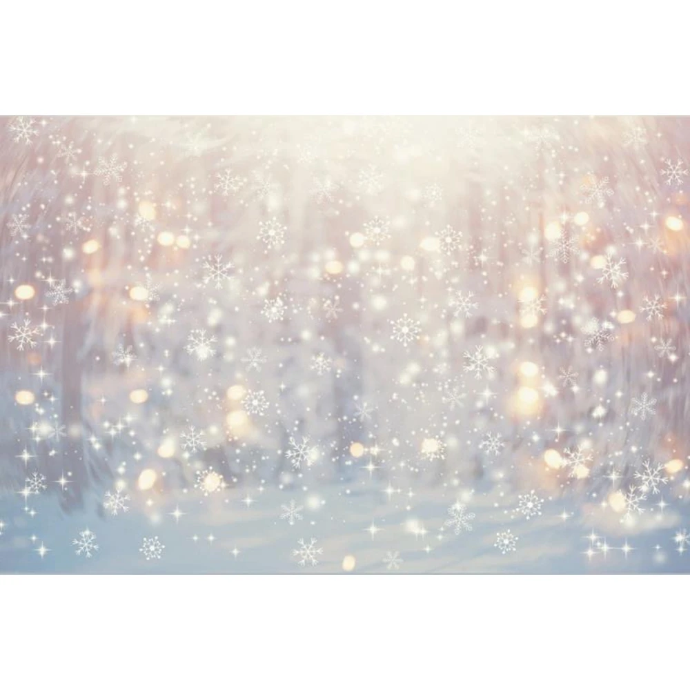 Yeele شجرة عيد الميلاد الشتاء ضوء ندفة الثلج Bokeh ثلج الطفل التصوير خلفية التصوير الخلفيات لاستوديو الصور