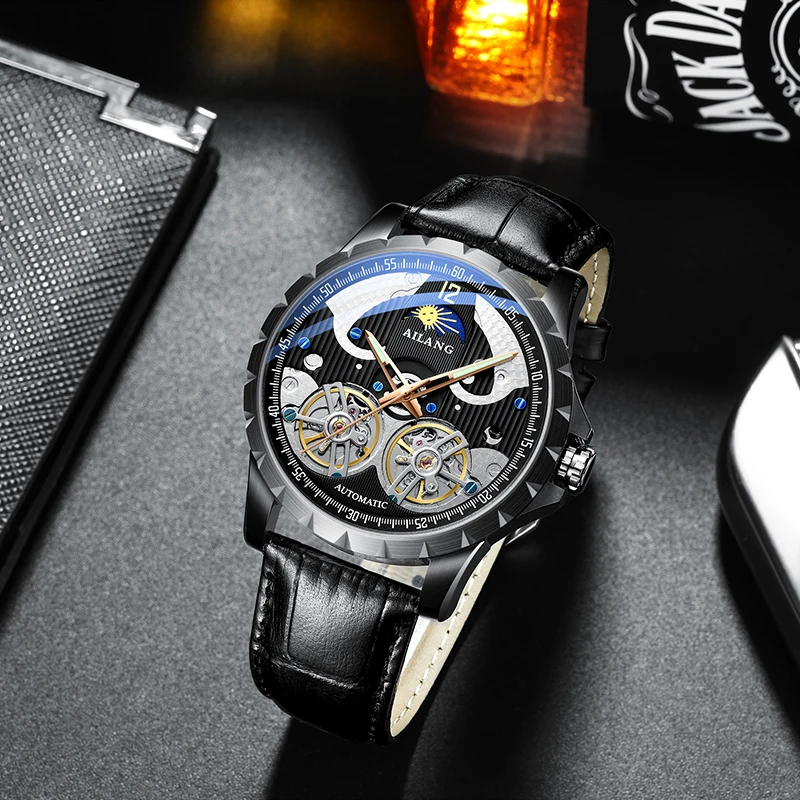AILANG 2019 New Genuine Watch Men's Mechanical Watch Automatic Business Waterproof Men's Watch Tide Reloj Hombres