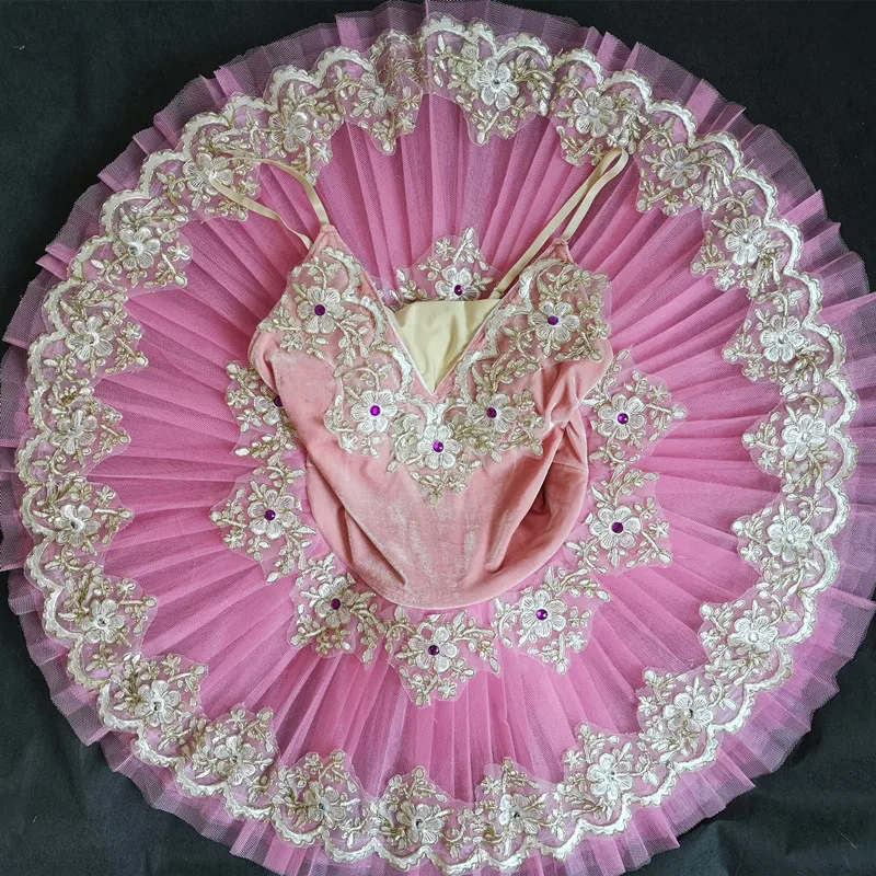 Tutú de Ballet profesional para niños y niñas, faldas de Ballet, vestido de bailarina para adultos, disfraz de actuación para niños, 2024
