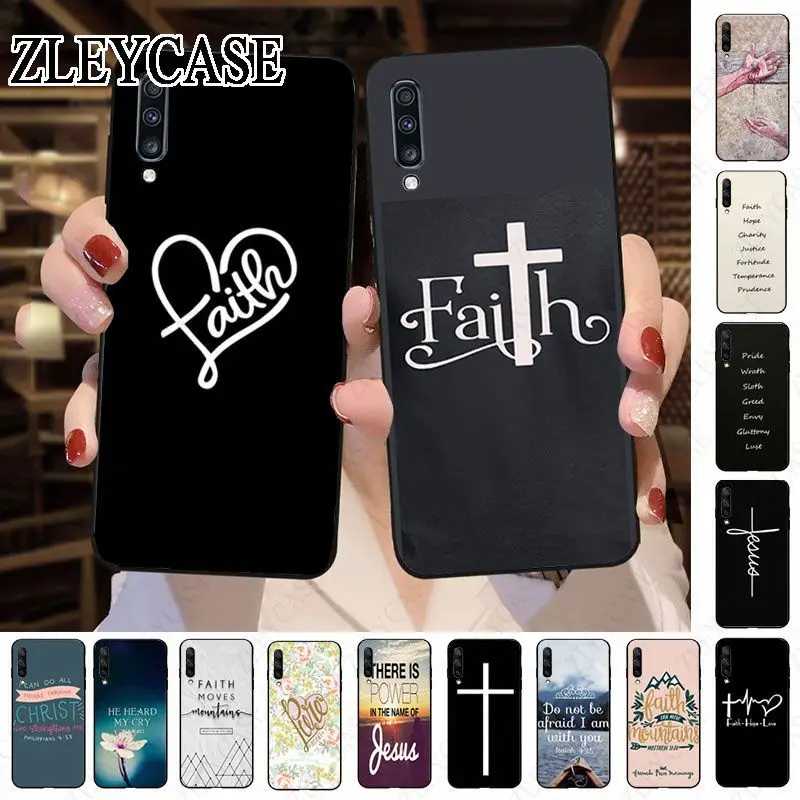 Faith Christian Religious Jesus Case For Samsung Galaxy A12 A13 A14 A20S A21S A22 A23 A32 A50 A51 A52 A53 A70 A71 A73 5G Cover