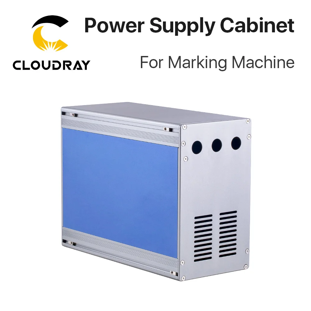 

Cloudray 10.6um Co2 Power Supply Cabinet Fly Marking Interface 34*15*26cm Metal Cover for DIY Co2 Marking Machine