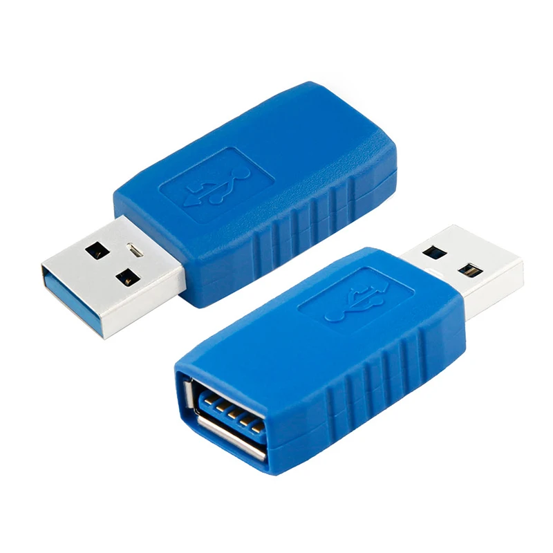 

Черный/синий адаптер-удлинитель USB 3,0 «штырь-гнездо»
